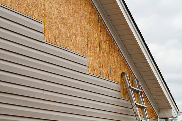 Professional Siding Installation technician working in Lecanto, FL